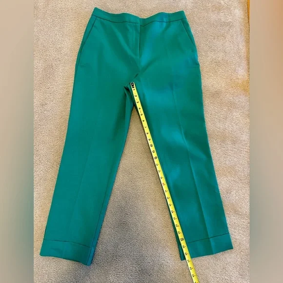 Nwot Ann Taylor green slim fit pants - Picture 2 of 10